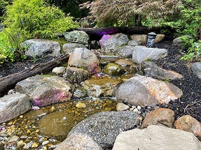Ponds, pondless water features, fountainscapes, and high-end aquatic landscaping for Massachusetts and beyond