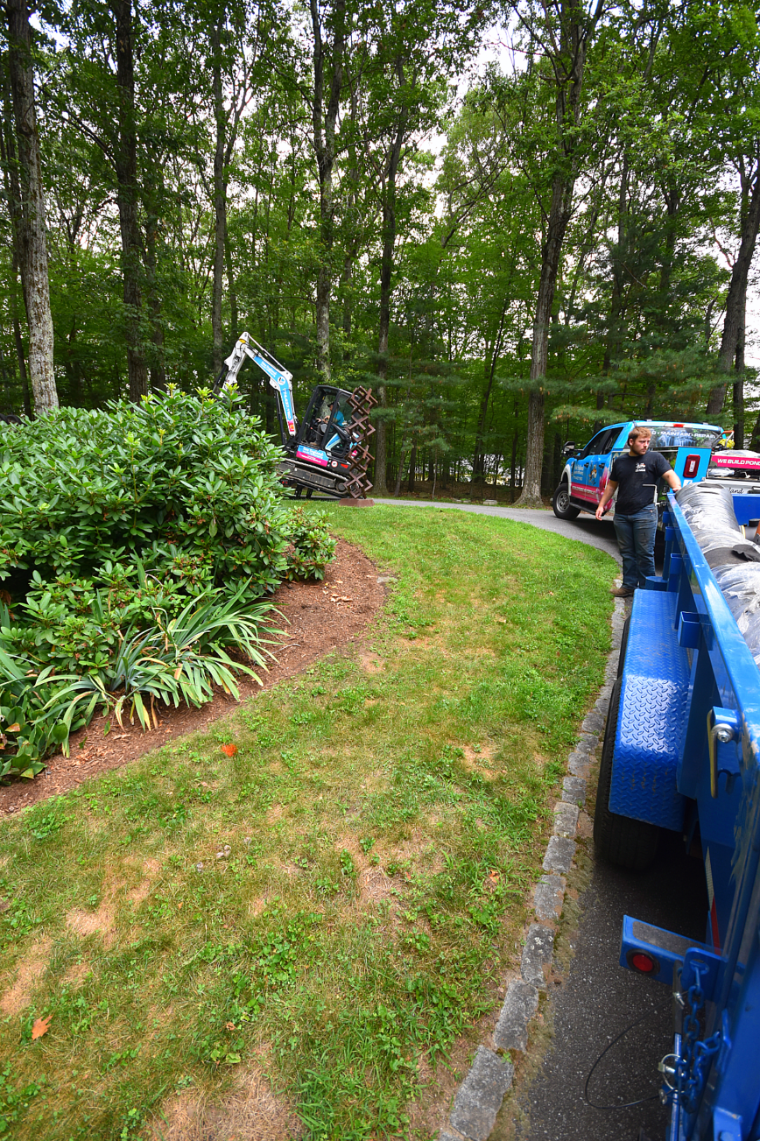 Before - Driveway Island