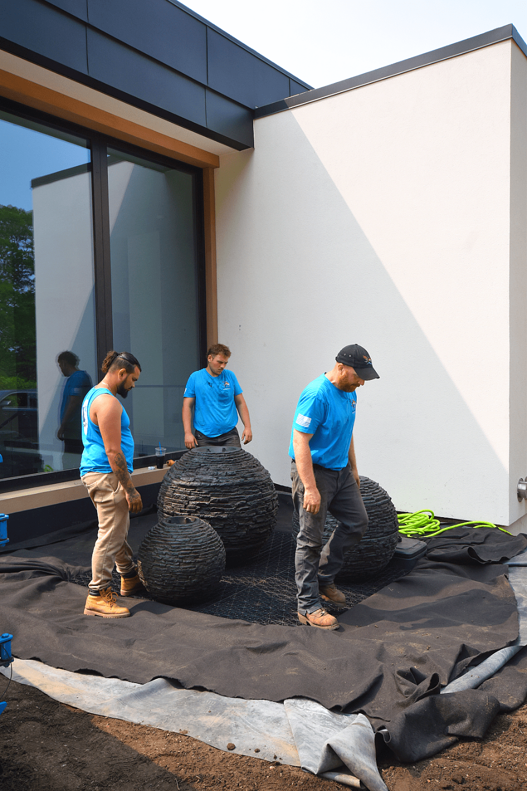 Placing the Aquascape Spheres